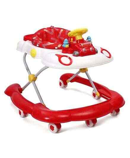 musical baby walker with play tray