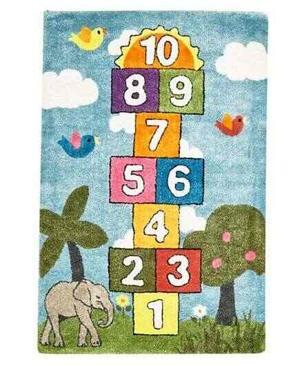 Glenna Jean Dino Blue Curtain Valance 70W x18H for Kids Window