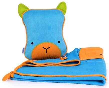 Trunki Snoozihedz Travel Pillow And Blanket Bert Blue Features