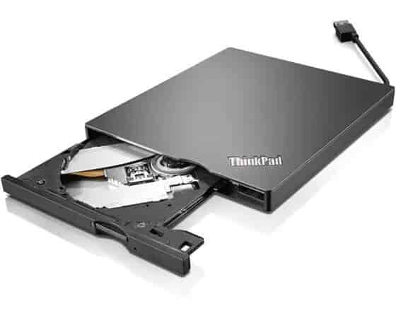Lenovo ThinkPad UltraSlim USB DVD Burner [4XA0E97775], (Black)