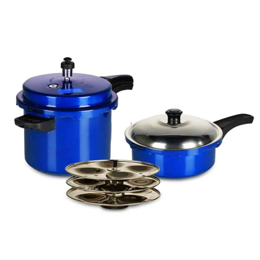 5 ltr coloured pressure cooker 3 best sale ltr coloured pressure pan with idli stand