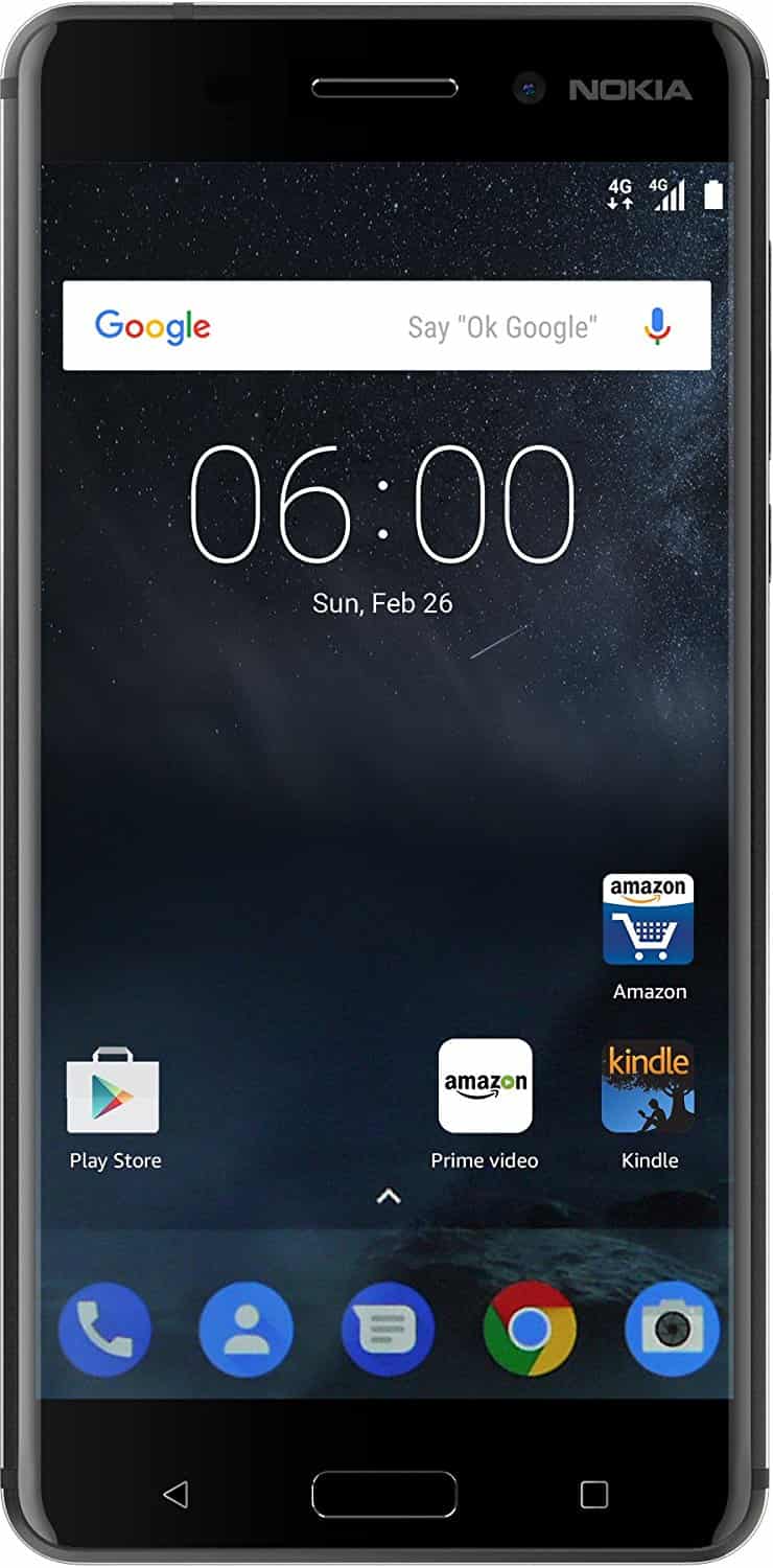 NOKIA 6 Dual Sim (RAM 3GB, 32GB, Matte Black)