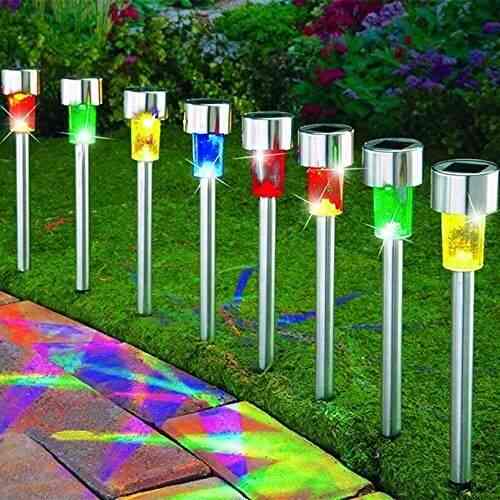 8pack 4color Stainless Steel Outdoor Solar Lights For Walkway 8pack 4color Stainless Steel Outdoor Solar Lights For Walkway Sogrand Pathway Garden