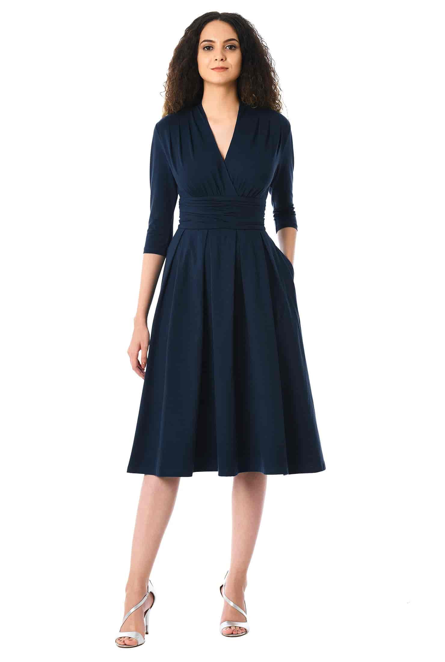cotton knit dresses