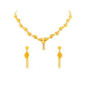 Ladies Gold Necklace in Kolkata at best 