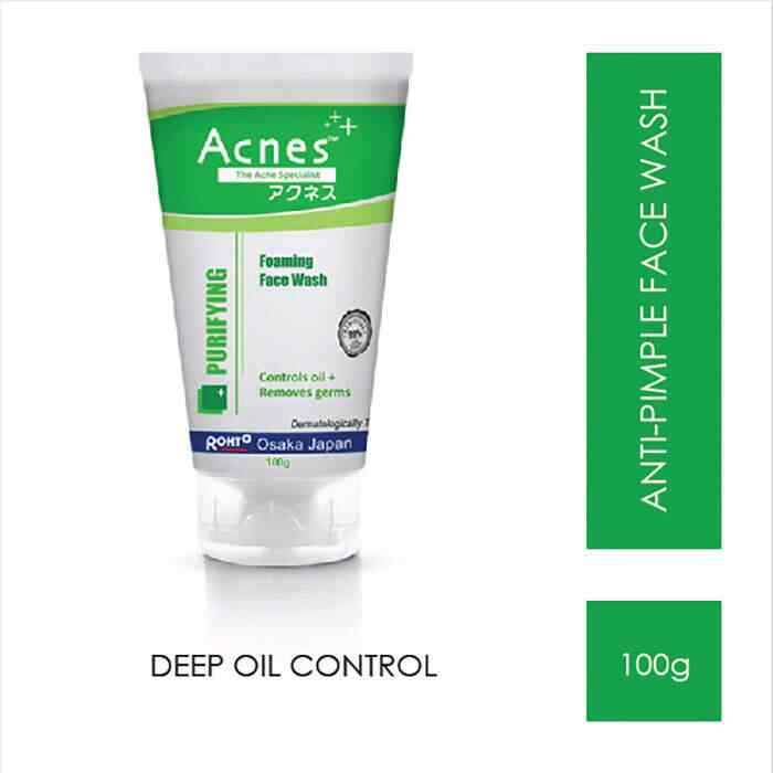 acnes purifying foaming face wash