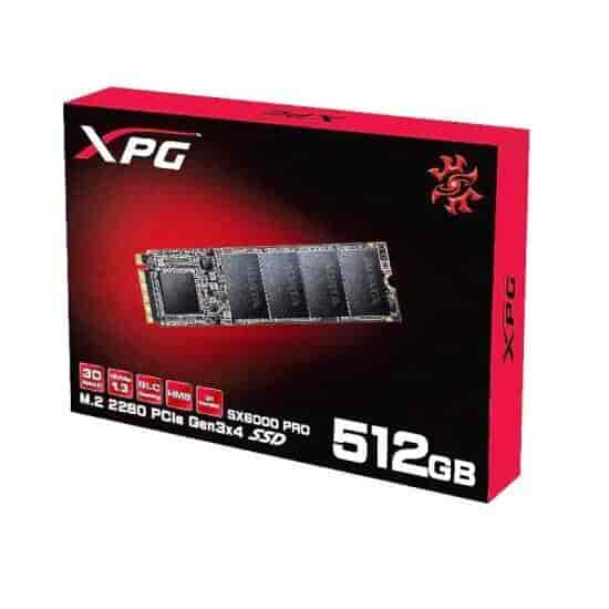 ADATA XPG SX6000 Pro PCIe 512GB Gen3x4 M.2 2280