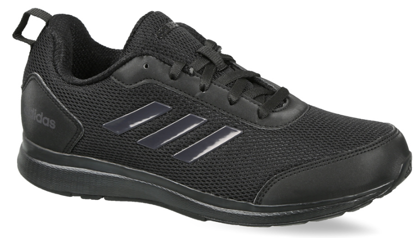 Adidas black 2025 formal shoes