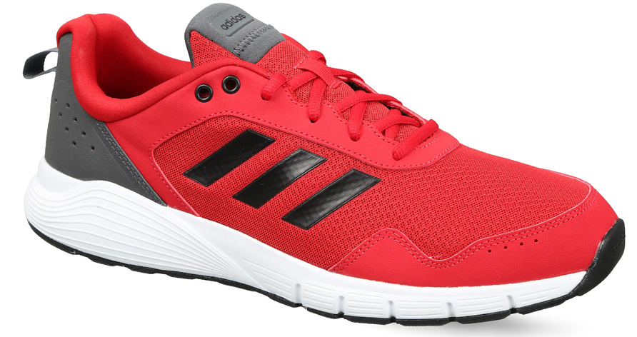 Men's black visgre clearance and scarle running shoes