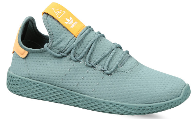 Pharrell williams tennis hu shoes raw green on sale