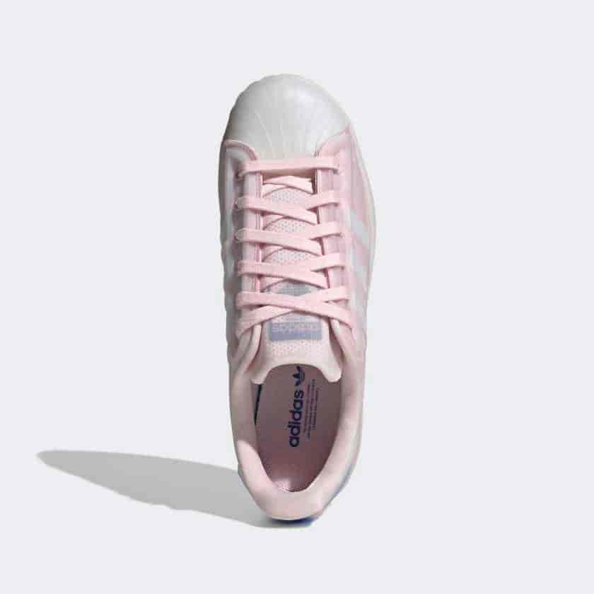 Adidas superstar clear pink best sale