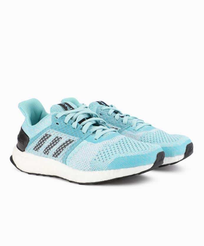Adidas Ultraboost ST W Parley Running Shoes For Women (4 Size, Blue)