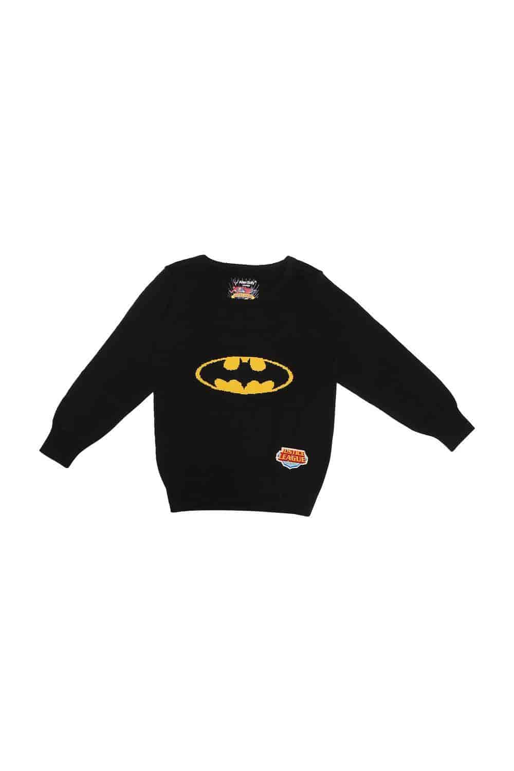 Allen Solly Boy's Sweater (Size: 2, Black, AKBSW518604)