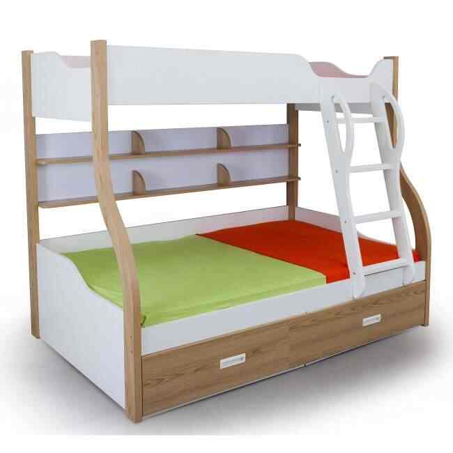 Alex Daisy Columbia Bunk Sleeping Bed Oak in Goa Dealers Manufacturers Suppliers Justdial