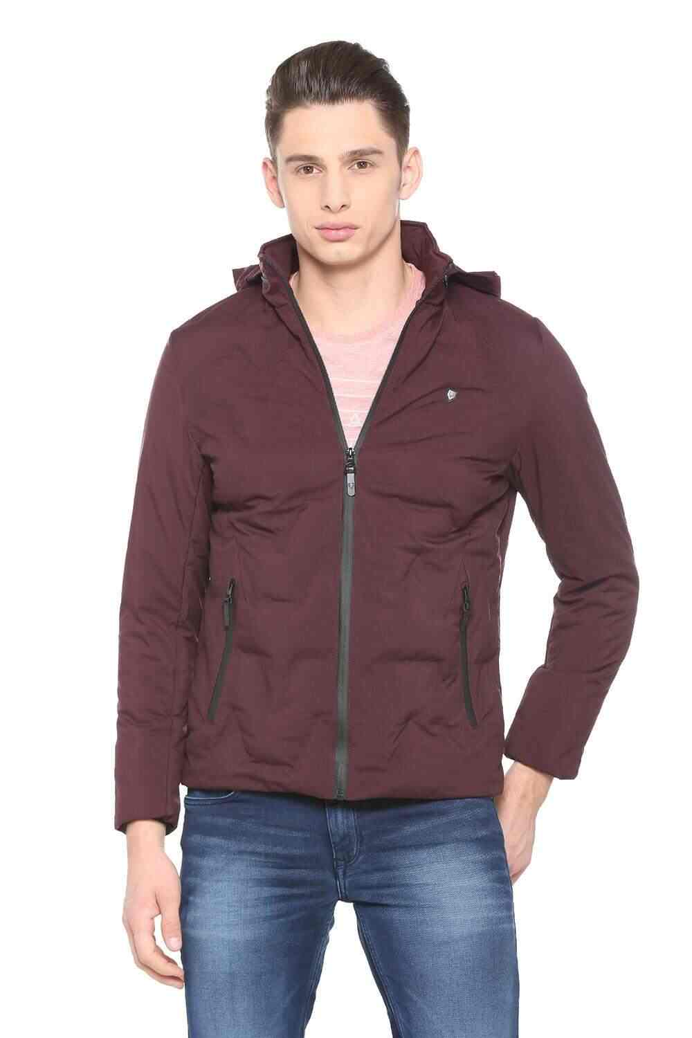 allen solly maroon jacket
