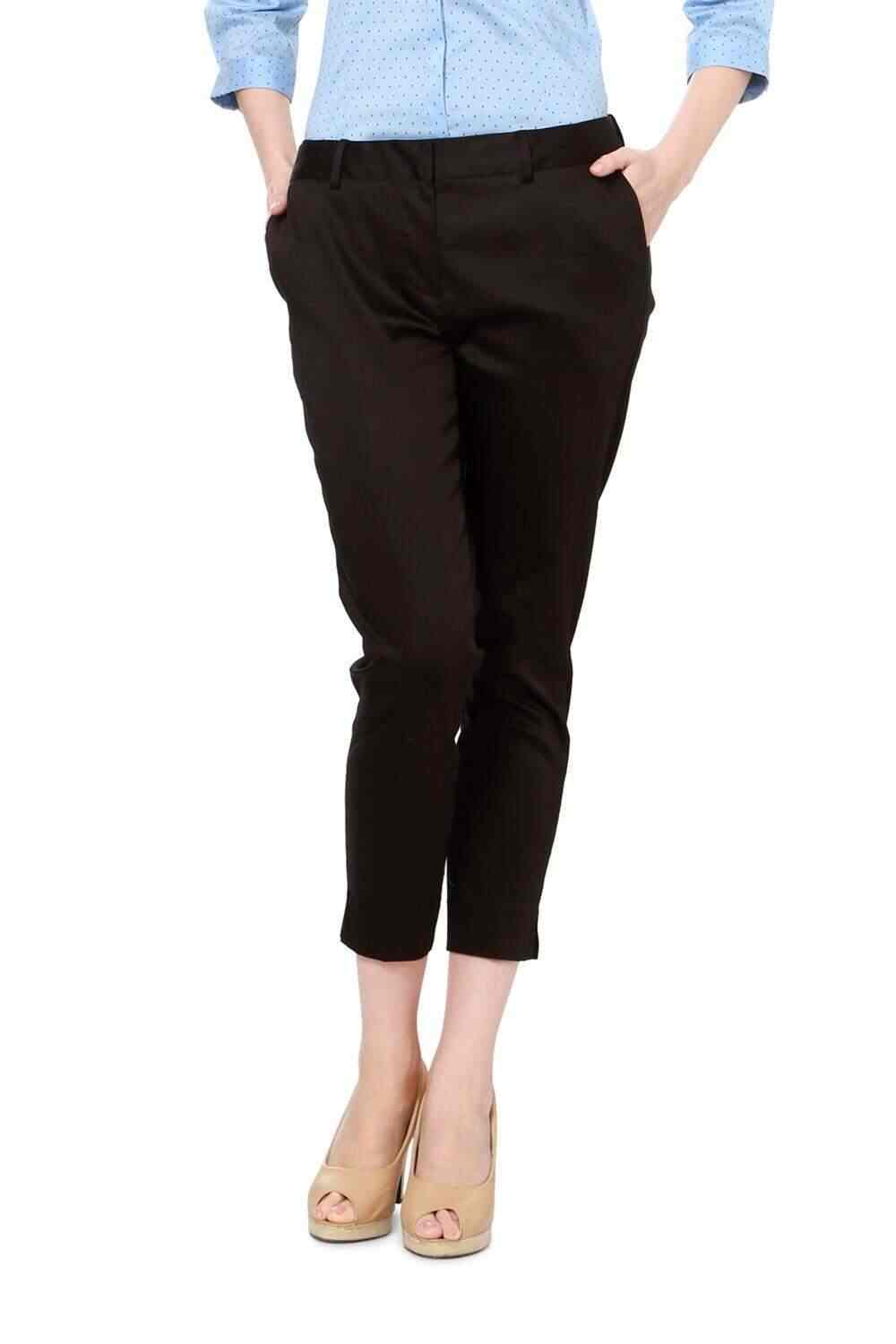 Allen Solly Women's Pants (Size: 30, Brown, AWPN318P000282)