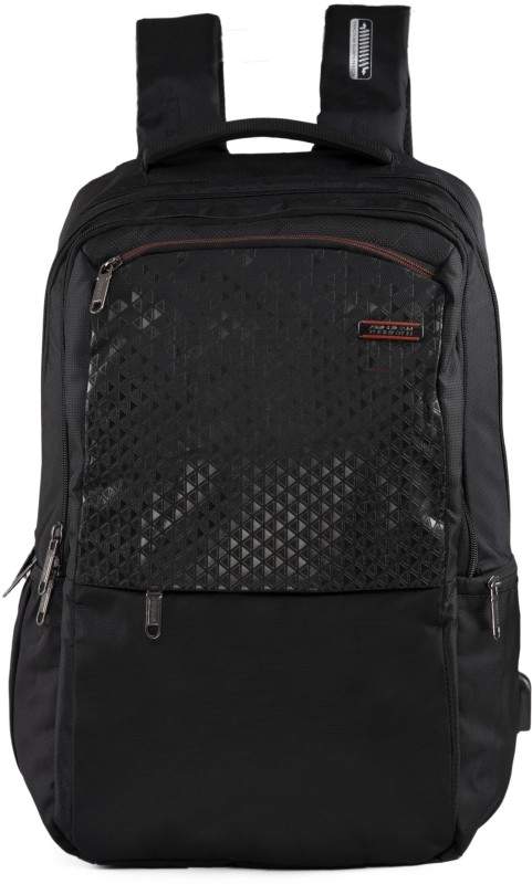 american tourister logix nxt 03 black laptop backpack 02 nakedwolfe41654684.com American Tourister Unisex Zip Closure