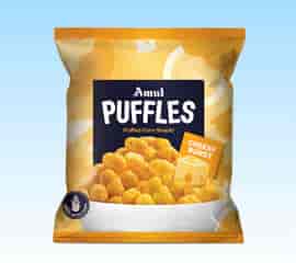 Amul Puffles - Cheesy Burst Frozen Food (30 gm)