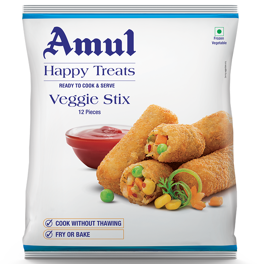 Amul Veggie Stix Frozen Food (400 gm)