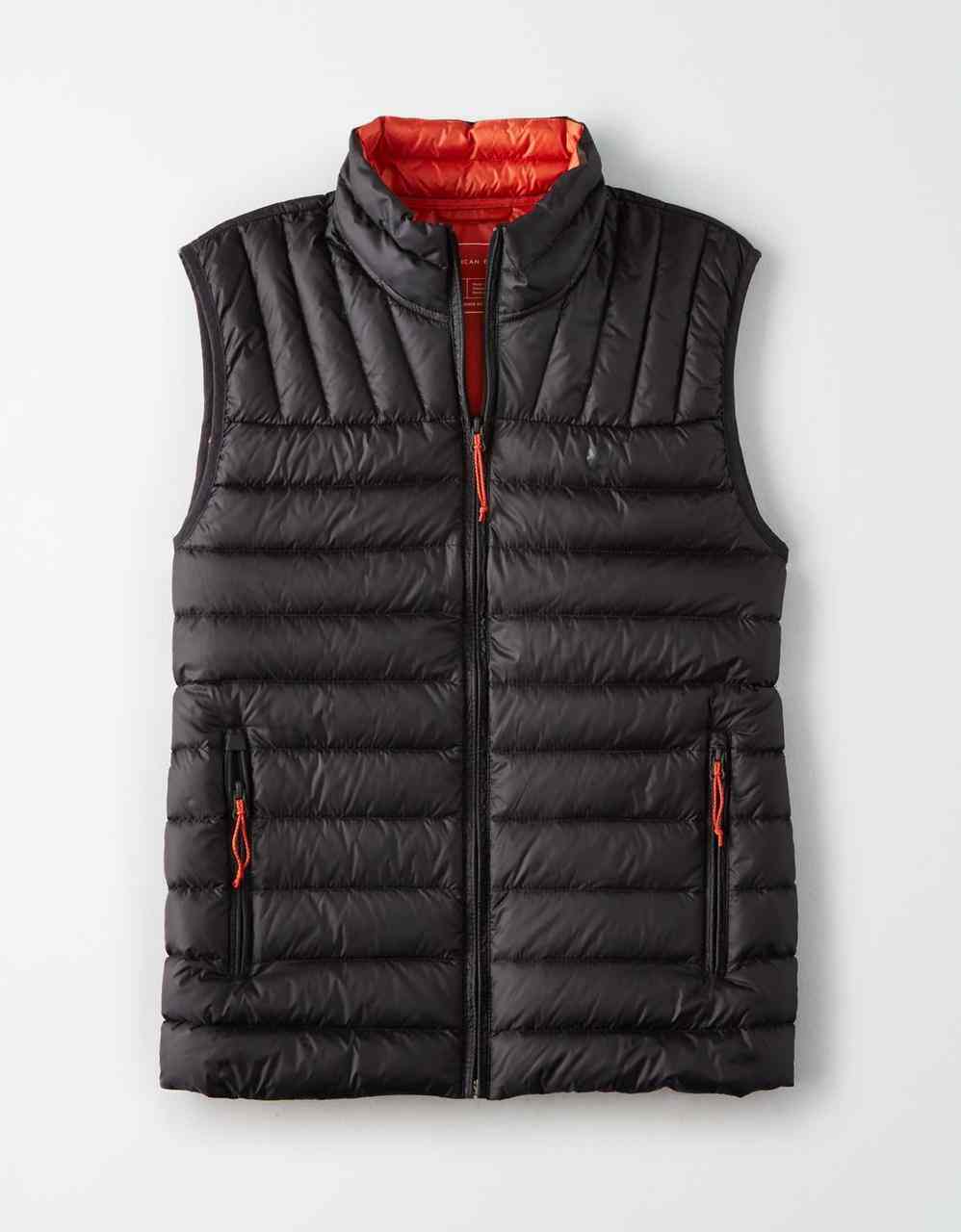 American eagle black puffer jacket best sale