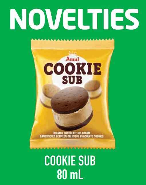 Amul Cookie Sub Sandwich Ice Cream, 44 OFF