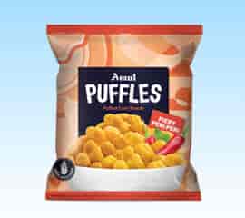 Amul Puffles - Fiery Peri Peri Frozen Food (30 gm)