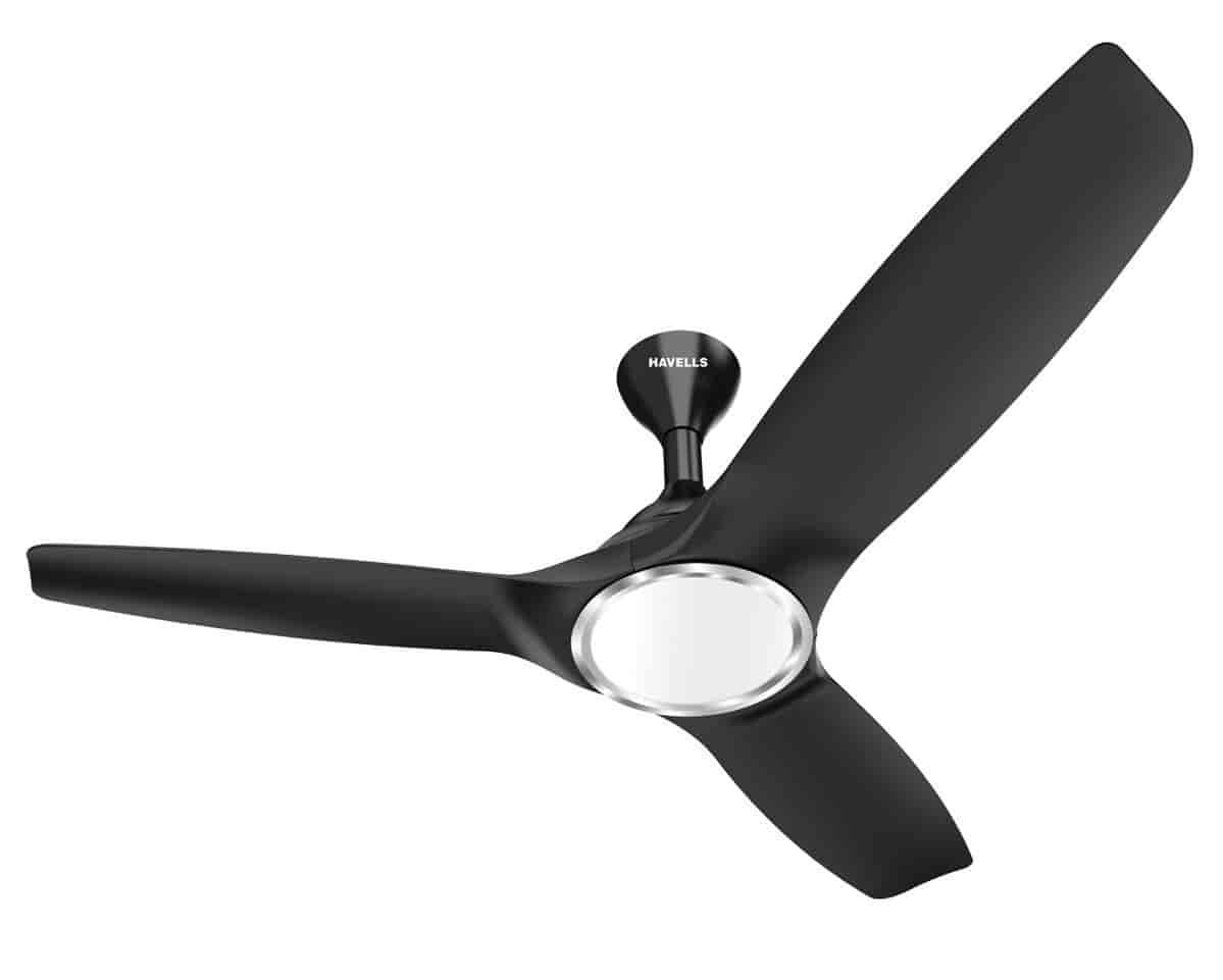 HAVELLS Stealth Underlight 1250 MM Fan (Metallic Black)