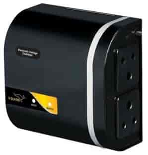 V-GUARD Crystal Nano ABS Voltage Stabilizer (Black)
