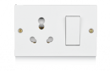 Anchor Penta Uni Switch Socket Combine Two Fixing Holes Switchboard (14614)