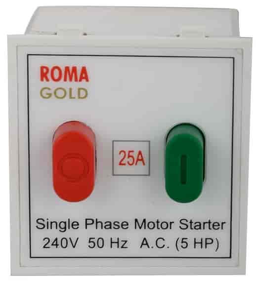 Anchor Roma 25A Motor Starter Switch White [20405]