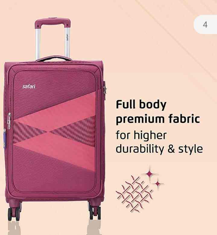 LARGE SIEZ SAFARI TROLLEY BAG 