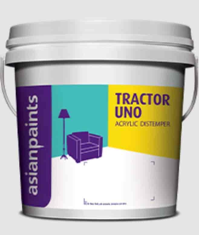 Asian Paints Tractor Acry Lic Distemper In White Colour 20 Lt