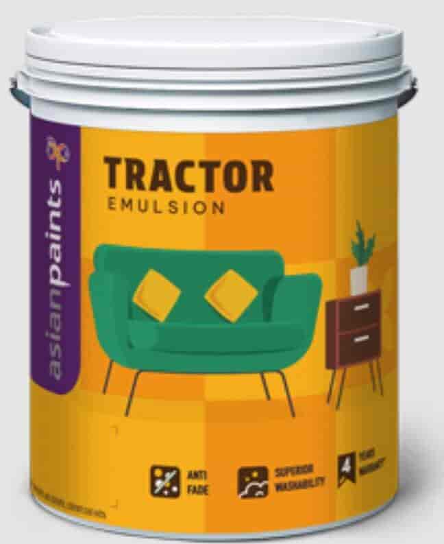 Asian Paints Tractor Emulsion Wall Paint, 4L (White)