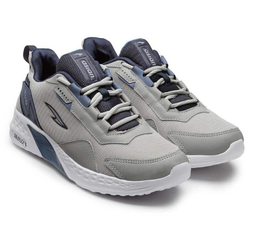 Asian gray running shoes hotsell