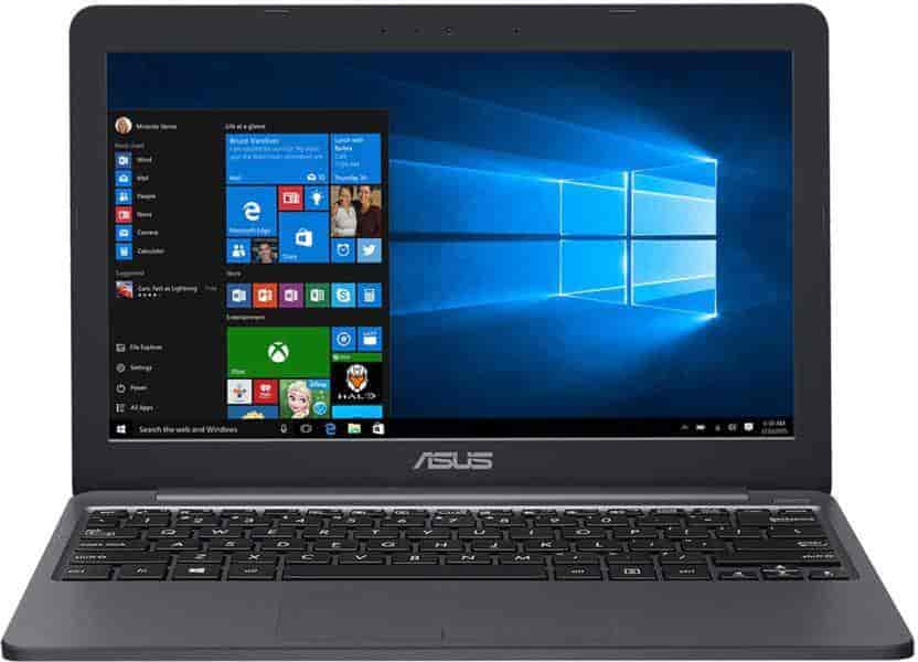 ASUS EeeBook Celeron Dual Core - (2GB/32GB EMMC Storage/Windows 10 Home) E203MA-FD014T Thin and Light Laptop (11.6 , Star Grey, 0.99 kg)