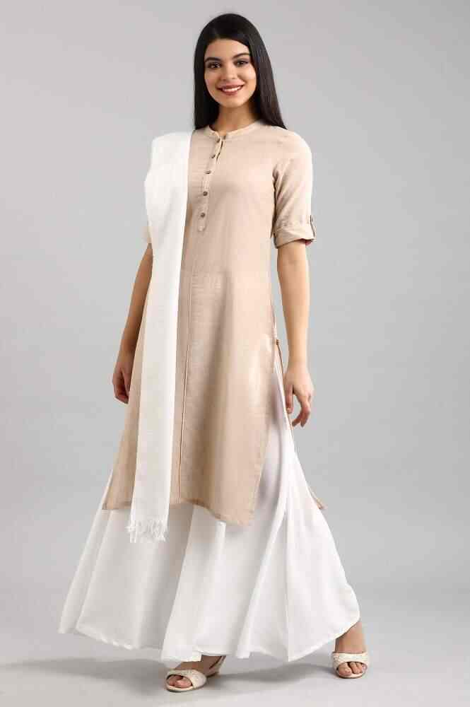 Aurelia Checked White Odhani Get Best Price from Manufacturers