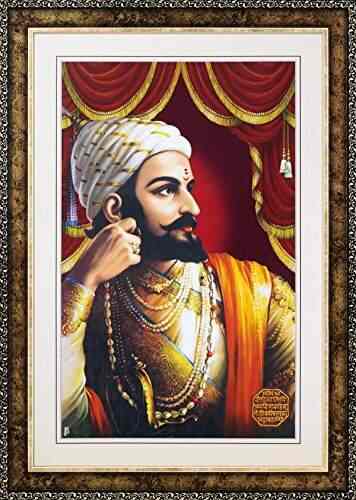 Buy Avercart Shivaji Chhatrapati Shivaji Maharaj Portrait Of Shivaji King Of Maratha Poster 12x18 With Photo Frame 30x45 Cm Framed Features Price Reviews Online In India Justdial