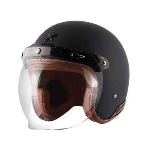 AXOR HELMETS - RETRO JET - DULL BLACK ( MEDIUM - 570 MM  )