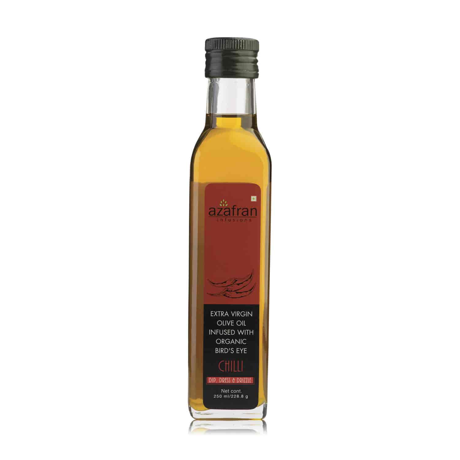 Azafran Birds Eye Chilli Infused Extra Virgin Olive Oil - 250 ml