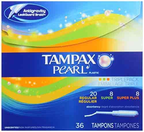 Buy Tampax Pearl Plastic Triple Pack Regular Super Super Plus