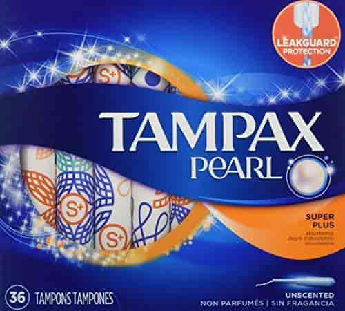 Tampax Pearl Plastic With Leak Guard Super Plus Absorbency Tampons