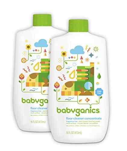 Babyganics Floor Cleaner Concentrate Fragrance Free 16oz Bottle