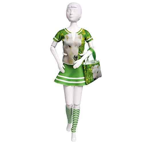 Synthetic Fiber Multi-Colour Vervaco Dress Your Doll 31 x 24 x 1 cm