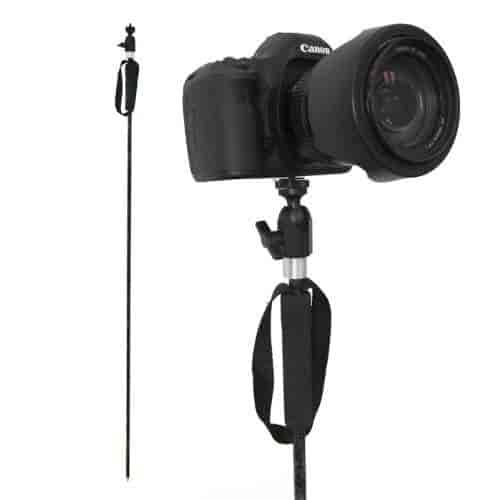 Dual Optional Head for Canon VIXIA HF R30 Professional Heavy Duty 72 Monopod//Unipod
