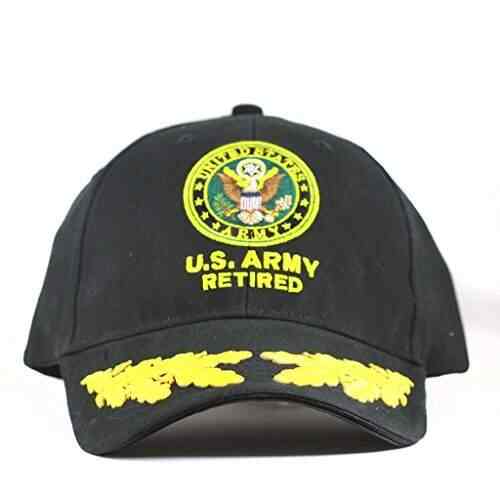army retired ball caps