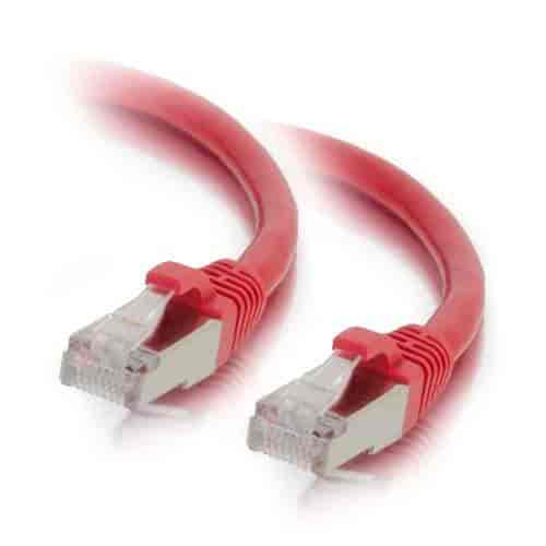Snagless Boots Black Box GigaTrue CAT6 Channel 550-MHz Patch Cable UTP 25-Pack Red 0.3-m 1-ft.