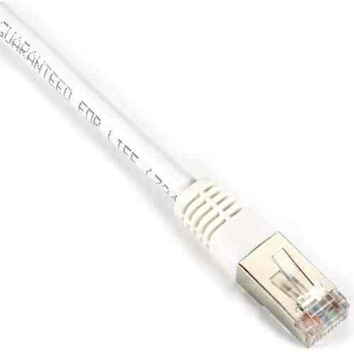 PVC Black Box CAT5e 100-MHz Shielded 4.5-m Gray 15-ft. SSTP PIMF Stranded PVC Cable,