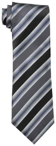 Buy Kenneth Cole Reaction Men S Tony Stripe Tie Black One Size