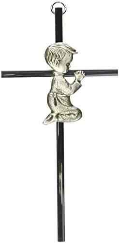 Buy Silver Boy Wall Cross Infant Blessing Baby Plaque Wall Decor