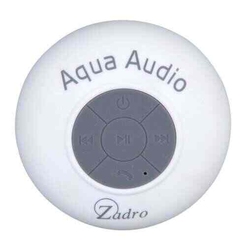 white shower speaker